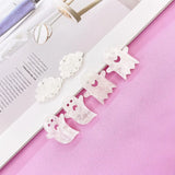 50pcs Water Ripples Cloud Ghost Acrylic Beads DIY Earring/Garment Accessory