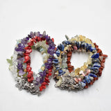 5Pcs Natural Stone Amethysts Quartz Bracelets Women Men Jewelry