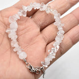 5Pcs Natural Stone Amethysts Quartz Bracelets Women Men Jewelry