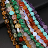 5Strand Opal Rose Quartz Beads Love Heart Bead Craft Making