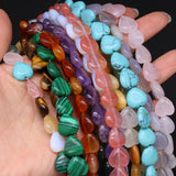 5Strand Opal Rose Quartz Beads Love Heart Bead Craft Making