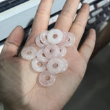 5pcs 18mm Natural Stone Agate Donut Charms for Jewelry Making