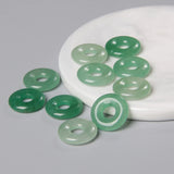 5pcs 18mm Natural Stone Agate Donut Charms for Jewelry Making