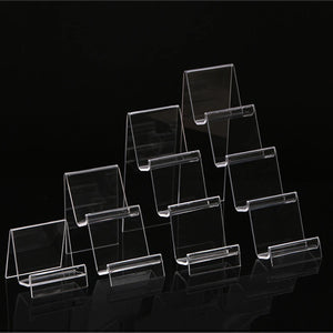 5pcs Acrylic Display Shelf Jewelry Mobile Wallet Glasses Rack 1~4 layers