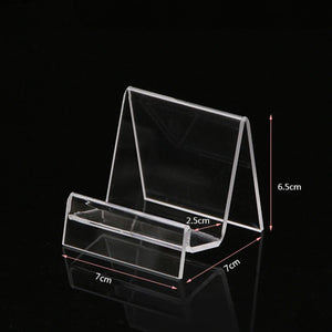 5pcs Acrylic Display Shelf Jewelry Mobile Wallet Glasses Rack 1~4 layers