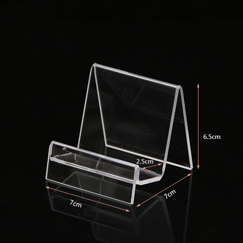 5pcs Acrylic Display Shelf Jewelry Mobile Wallet Glasses Rack 1~4 layers