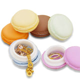 5pcs/Lot Candy Macaron Mini Macaron Jewelry rings Box Sundries Storage Box
