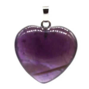 5pcs Amethyst Heart-shaped Pendant Women Reiki Tibetan Charms Beads Gift Cross