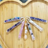 5pcs Natural Pearl Pendants Stone Bead Charm Jewelry DIY Necklace Earrings