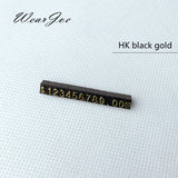 5pcs Mini Acrylic Combined Tag Euro HK US Dollar Adjustable Number Pricing Label