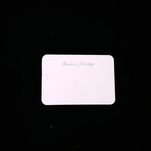 Stainless Steel Jewelry Earring Necklace Paper Card Packaging