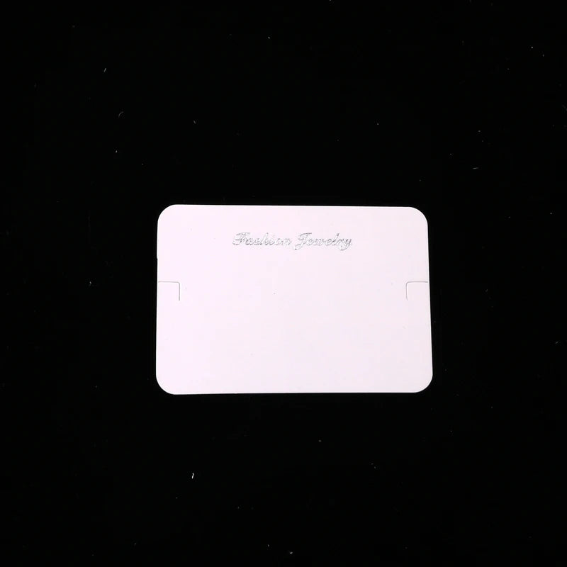 Stainless Steel Jewelry Earring Necklace Paper Card Packaging