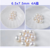 6.5x7.5mm Freshwater Pearl Oval Beads Jewelry