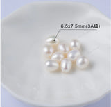 6.5x7.5mm Freshwater Pearl Oval Beads Jewelry