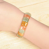 7-color Gemstone Bracelet 7.5in Thin Pretty DIY Jewelry Female H204
