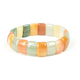 7-color Gemstone Bracelet 7.5in Thin Pretty DIY Jewelry Female H204
