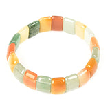 7-color Gemstone Bracelet 7.5in Thin Pretty DIY Jewelry Female H204