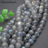 Labradorite Round Loose Beads for Jewelry Making DIY Necklace