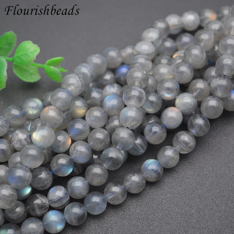 Labradorite Round Loose Beads for Jewelry Making DIY Necklace