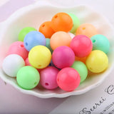 Multicolor Acrylic Round Beads DIY Jewelry Making Accessories