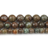 6 8 10 mm Snake Skin Stone Charms Beads for Jewelry Making 15 inch