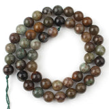 6 8 10 mm Snake Skin Stone Charms Beads for Jewelry Making 15 inch