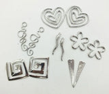 Classic Stainless Steel Necklace Bracelet Set Small Pendant Women Jewelry