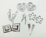Classic Stainless Steel Necklace Bracelet Set Small Pendant Women Jewelry