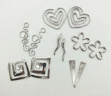 Classic Stainless Steel Necklace Bracelet Set Small Pendant Women Jewelry