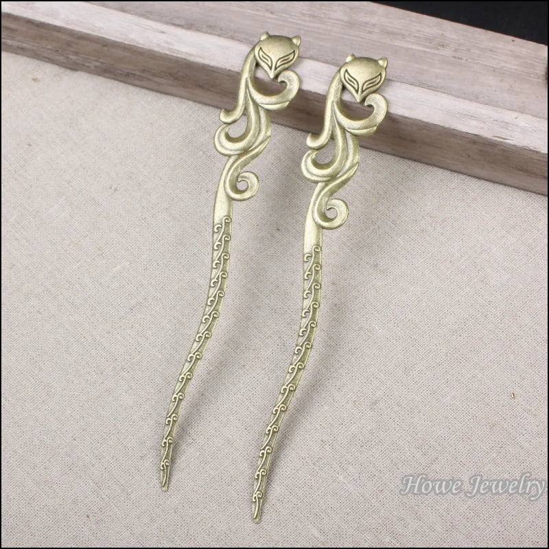 6pcs Vintage Charms Bookmarks Pendant Antique Bronze DIY Jewelry Making