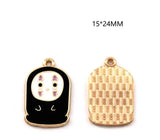 60 Pcs Anime Metal Charm Pendants for Jewelry Making