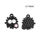 60 Pcs Anime Metal Charm Pendants for Jewelry Making