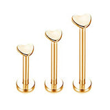 60Pcs Surgical Steel Lip Labret Tragus Earrings Body Jewelry