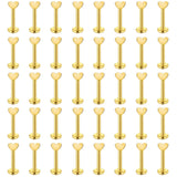 60Pcs Surgical Steel Lip Labret Tragus Earrings Body Jewelry
