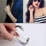 60mm Metal Cremation Jewelry Bangle Cuff Bracelets for Ashes