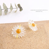 60pcs 25mm Daisy Flower Resin Cabochons Ornament Sticker Earring Material