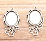 Set of 60 Ancient Pendant Charms 25x42mm for Jewelry Making