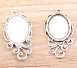 Set of 60 Ancient Pendant Charms 25x42mm for Jewelry Making
