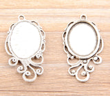 Set of 60 Ancient Pendant Charms 25x42mm for Jewelry Making