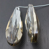 62mm Crystal Teardrop Pendant Austrian Crystal Charm 12pcs/lot