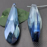 62mm Crystal Teardrop Pendant Austrian Crystal Charm 12pcs/lot