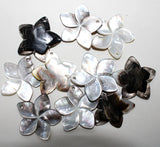 6PCS 30mm Shell Five Flower Pendant for Diy Jewelry Making