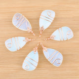 Opal Stone Pendant Jewelry Gift Wrap Irregular Bead TN4174