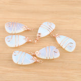 Opal Stone Pendant Jewelry Gift Wrap Irregular Bead TN4174
