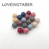 Acrylic Dark Solid Beads for Chunky DIY Necklace