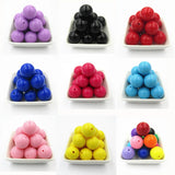 Acrylic Chunky Beads Bubblegum Solid Round Beads DIY Hand Beads