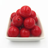 Acrylic Chunky Beads Bubblegum Solid Round Beads DIY Hand Beads