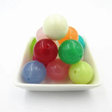 Jelly Acrylic Solid Chunky Beads DIY Hand Beads
