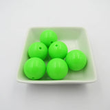 Neon Solid Round Chunky Beads Bubblegum Jewelry DIY Hand