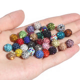 Round Rhinestone Crystal Beads for DIY Bracelet Bohemia Jewelry